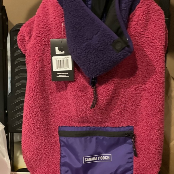 🆕 CANADA POOCH SHERPA “COOL FACTOR HOODIE” DOG COAT”NEW with TAGS - Picture 1 of 9